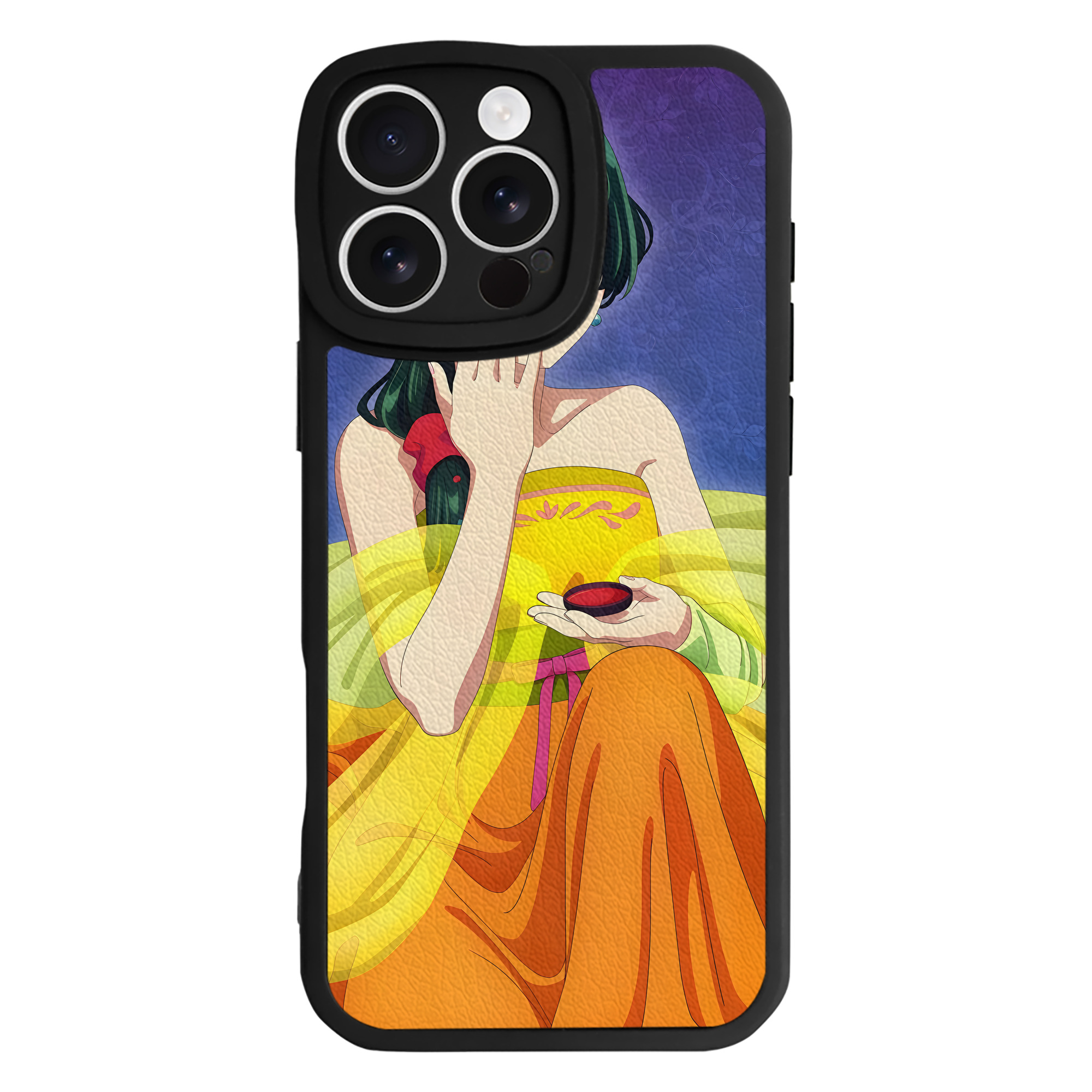 （画像用） 薬屋のひとりごと The Apothecary Diaries 【iPhone 16シリーズ対応】シリコンスマホケース（レザー調） 材質：シリコン